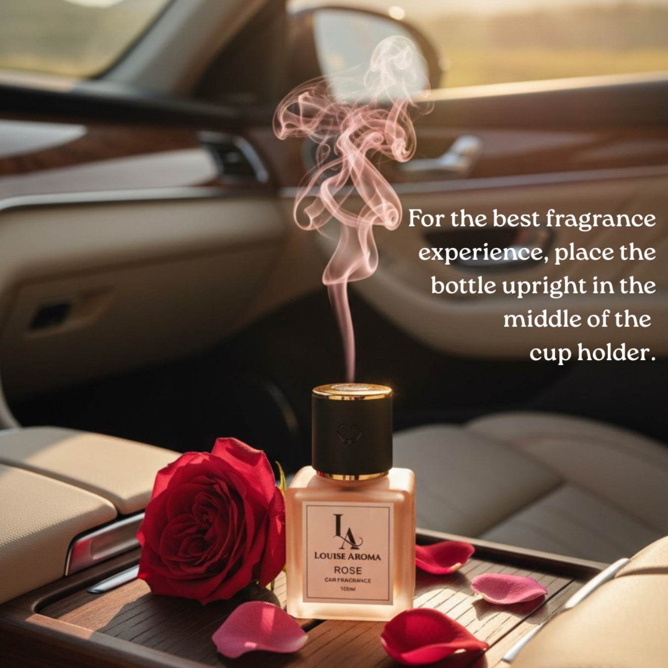Rose Car Fragrance (Alcohol free) - Louise aroma