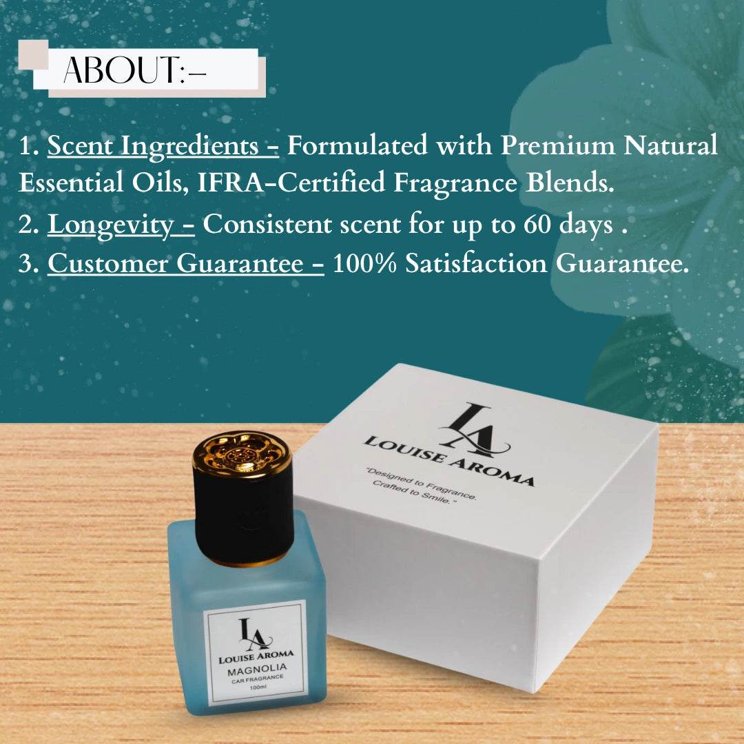 Magnolia Car Fragrance (Alcohol free) - Louise aroma
