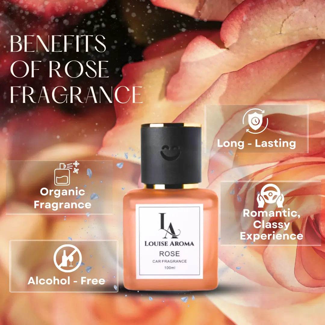 Rose Car Fragrance (Alcohol free) - Louise aroma